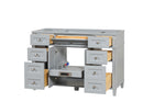 Kensington 48 in Solid Wood Vanity in Metal Gray - Cabinet Only Ethan Roth