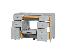 Load image into Gallery viewer, Kensington 47.5 in All Wood Vanity in Metal Gray - Cabinet Only ER VANITIES