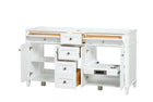 Kensington 59.5 Double in All Wood Vanity in Bright White - Cabinet Only ER VANITIES