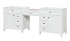 Kensington 84 in All Wood Vanity in White - Cabinet Only ER VANITIES
