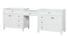 Load image into Gallery viewer, Kensington 96 inch Solid Wood Vanity in White - Cabinet Only Ethan Roth