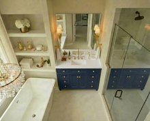 Load image into Gallery viewer, Kensington 41.5 in All Wood Vanity in Navy Blue - Cabinet Only