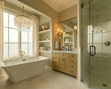 Load image into Gallery viewer, Kensington 41.5 in All Wood Vanity in Desert Oak - Cabinet Only