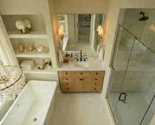 Load image into Gallery viewer, Kensington 41.5 in All Wood Vanity in Desert Oak - Cabinet Only