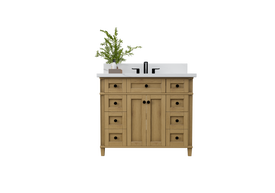 Kensington 41.5 in All Wood Vanity in Desert Oak - Cabinet Only