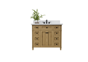 Kensington 41.5 in All Wood Vanity in Desert Oak - Cabinet Only