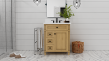 Load image into Gallery viewer, Kensington 29.5 Left Drawers in All Wood Vanity in Desert Oak - Cabinet Only