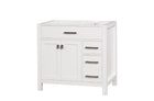 Ethan Roth London 36 Inch- Single Bathroom Vanity in Bright White Ethan Roth
