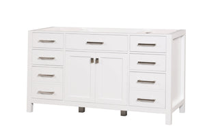 Copy of Ethan Roth London 60 Inch- Single Bathroom Vanity in Bright White Ethan Roth