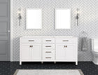 Ethan Roth London 72 Inch Double Bathroom Vanity in Metal Gray Ethan Roth