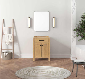 London 24 Inch- Single Bathroom Vanity in Desert Oak