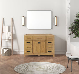 London 47.5 Inch- Single Bathroom Vanity in Desert Oak
