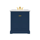 Marietta 29.5 inch Bathroom Vanity in Blue- Cabinet Only