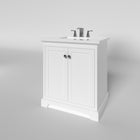 Marietta 29.5 inch Bathroom Vanity in White- Cabinet Only