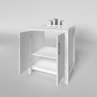 Kennesaw 29.5 inch Bathroom Vanity in White- Cabinet Only