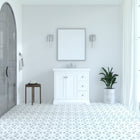 Marietta 35.5 inch Bathroom Vanity in White- Cabinet Only