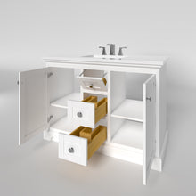 Load image into Gallery viewer, Marietta 47.5 inch Single or Double Bathroom Vanity in White- Cabinet Only
