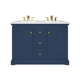 Marietta 41.5 inch Single Bathroom Vanity in Dark Blue - Cabinet Only