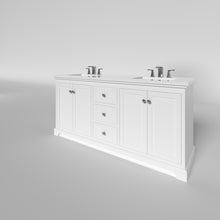 Load image into Gallery viewer, Marietta 71.5 inch Double Bathroom Vanity in White- Cabinet Only