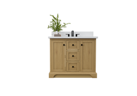 Marietta 41.5 inch Single Bathroom Vanity in Desert Oak - Cabinet Only
