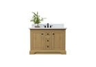 Marietta 47.5 inch Single or Double Bathroom Vanity in Desert Oak - Cabinet Only