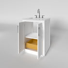 Nearmé Miami 23.5 Inch Bathroom Vanity- White Wyndham Collection Miranda