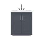 Nearmé Miami 23.5 Inch Bathroom Vanity- White Wyndham Collection Miranda