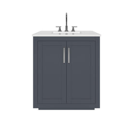 Nearmé Miami 29.5 Inch Bathroom Vanity in Grey- Cabinet Only Nearmé