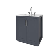 Load image into Gallery viewer, Nearmé Miami 29.5 Inch Bathroom Vanity in Grey- Cabinet Only Nearmé