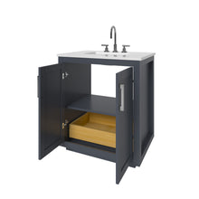 Load image into Gallery viewer, Nearmé Miami 29.5 Inch Bathroom Vanity in Grey- Cabinet Only Nearmé