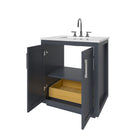 Nearmé Miami 29.5 Inch Bathroom Vanity in Grey- Cabinet Only Nearmé