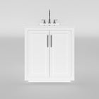 Nearmé Miami 29.5 Inch Bathroom Vanity- White Wyndham Collection Miranda