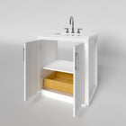Nearmé Miami 29.5 Inch Bathroom Vanity- White Wyndham Collection Miranda