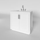 Nearmé Miami 34.5 Inch Bathroom Vanity- White Wyndham Collection Miranda
