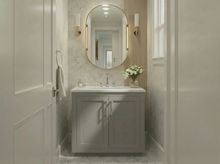 Load image into Gallery viewer, Nearmé Miami 29.5 Inch Bathroom Vanity in Grey- Cabinet Only SFD