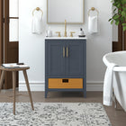 Nearmé New York 23.5 Inch Bathroom Vanity in Blue- Cabinet Only