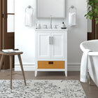Nearmé New York 23.5 Inch Bathroom Vanity in White- Cabinet Only