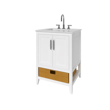 Load image into Gallery viewer, Nearmé New York 23.5 Inch Bathroom Vanity in White- Cabinet Only