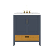Load image into Gallery viewer, Nearmé New York 29.5 Inch Bathroom Vanity in Blue- Cabinet Only Nearmé