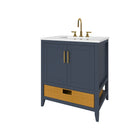 Nearmé New York 29.5 Inch Bathroom Vanity in Blue- Cabinet Only