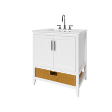 Load image into Gallery viewer, Nearmé New York 29.5 Inch Bathroom Vanity in White- Cabinet Only