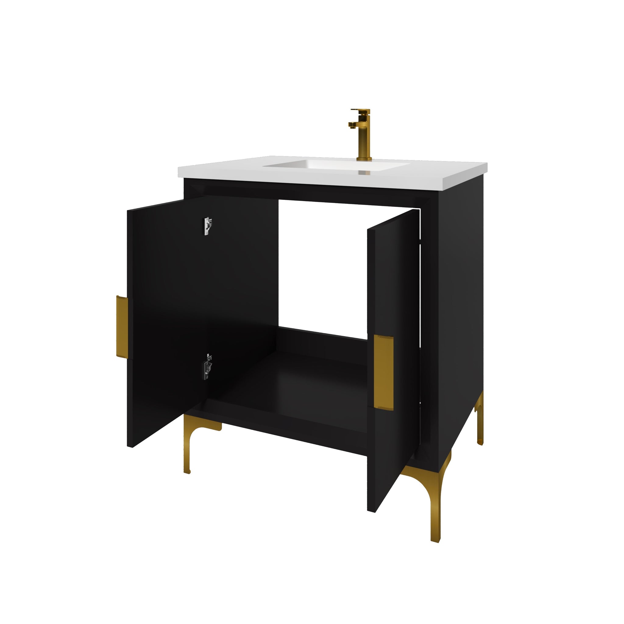 29 Inch Vanity Oxford 29.5 Inch Bathroom Vanity in Black