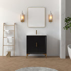 Oxford 29.5 Inch Bathroom Vanity in Black