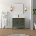 Oxford 35.5 Inch Bathroom Vanity in Sage Green