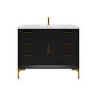 Oxford 41.5 Inch Bathroom Vanity in Black