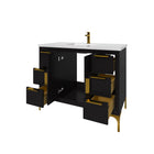 Oxford 41.5 Inch Bathroom Vanity in Black