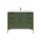 Oxford 41.5 Inch Bathroom Vanity in Sage Green