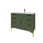 Oxford 41.5 Inch Bathroom Vanity in Sage Green