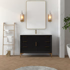 Oxford 47.5 Inch Bathroom Vanity in Black