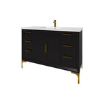 Oxford 47.5 Inch Bathroom Vanity in Black
